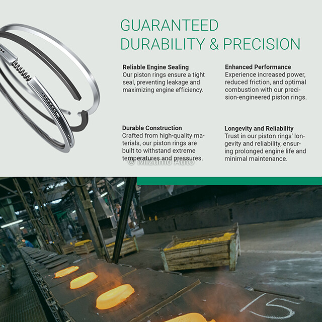 Pistons w/ Rings fit Toyota 4Runner T100 Tacoma 2.7L 3RZFE