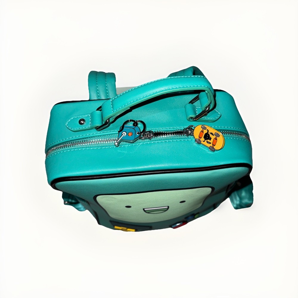 Rare Adventure Time BMO Figural Mini Backpack Interchangeable Face Plates Magnet