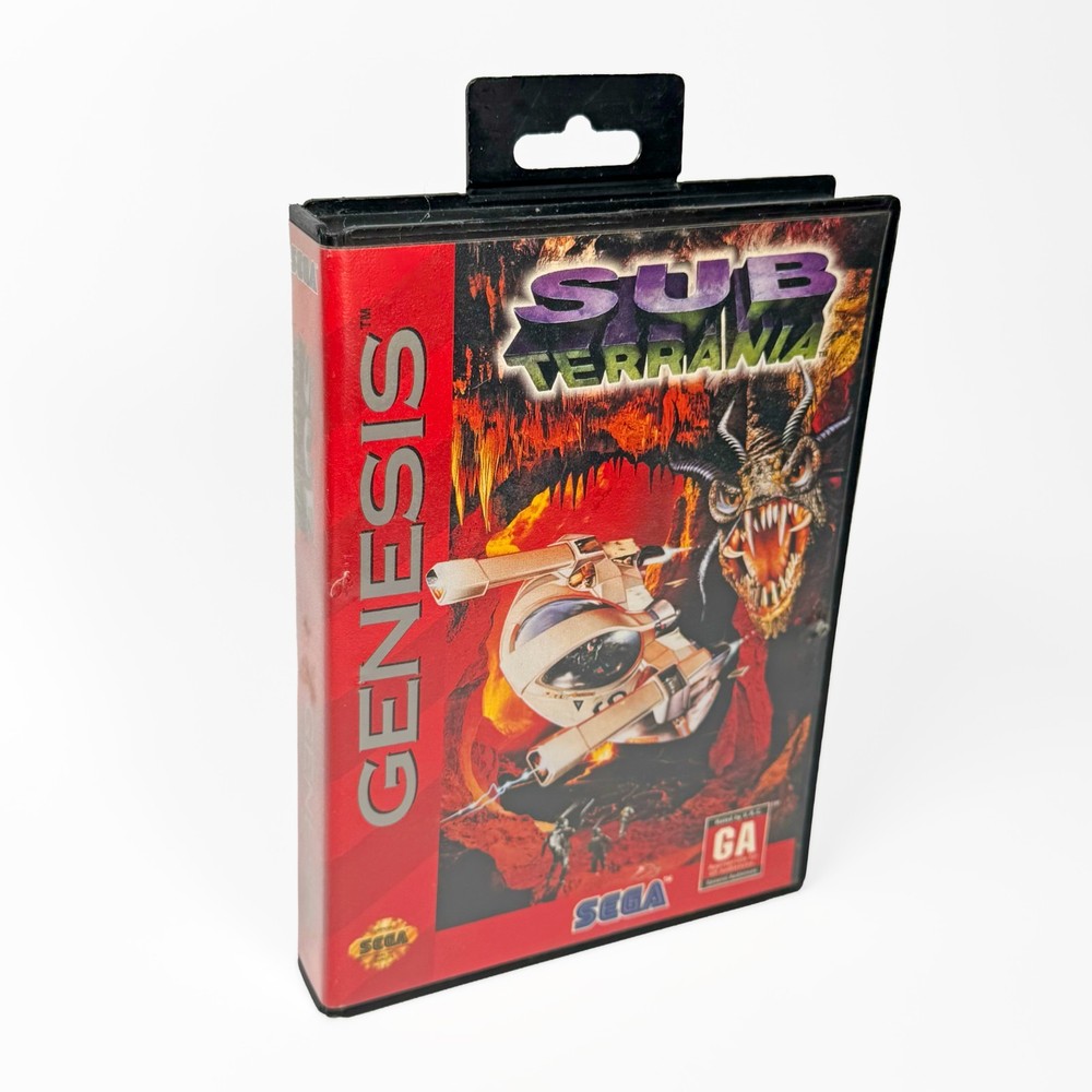 Sub Terrania Sega Genesis Authentic Case Only – Original Box