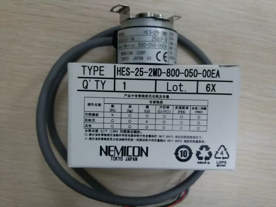 1pcs NEMICON HES-25-2MD-800-050-00EA Encoder
