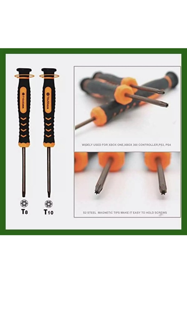 10 In 1 Torx Screwdriver Set Security Bit & ESD for Xbox PS4 Macbook Computer