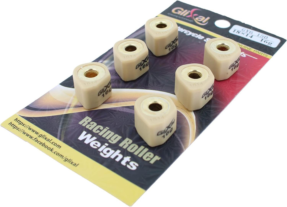 18X14Mm High Performance Polygon Variator Sliders, Racing Sliding Roller Weights