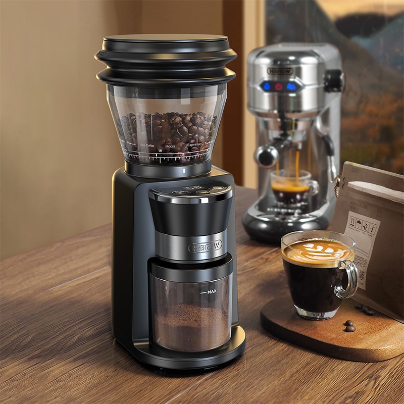 HiBREW Automatic Electric Coffee Grinder 31 Precise Grind Settings For Espresso