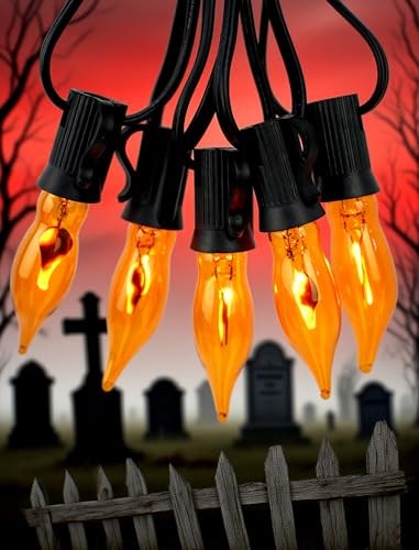 Rustic Elegance, 50Ft Flickering Flame String Light/Size: 50FT; Finish: Frosted
