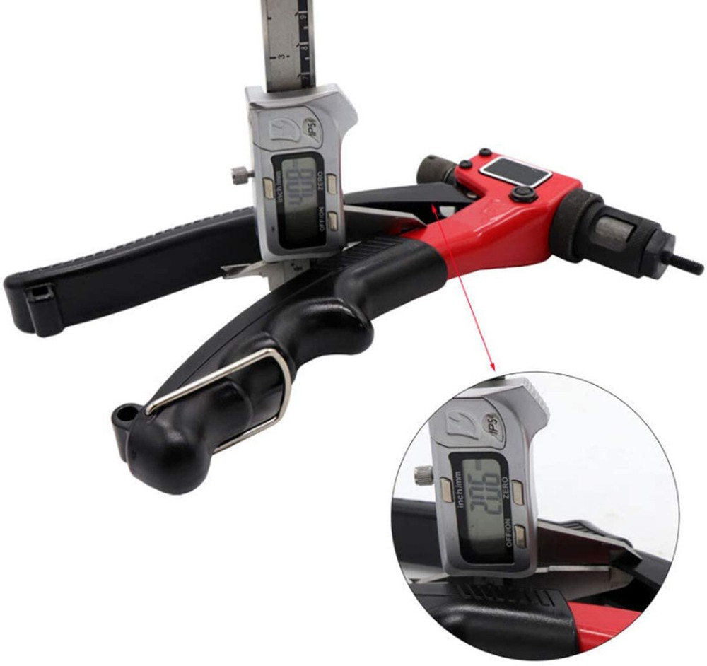Rivet Gun Kit Rivnut Thread Setting Tool Nut Setter NutSert Metric SAE Riveting