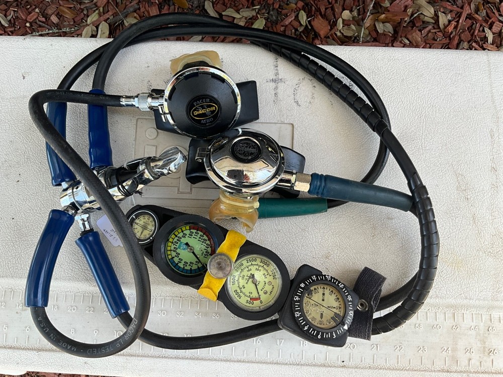 US Divers Regulator with dacor Gauges