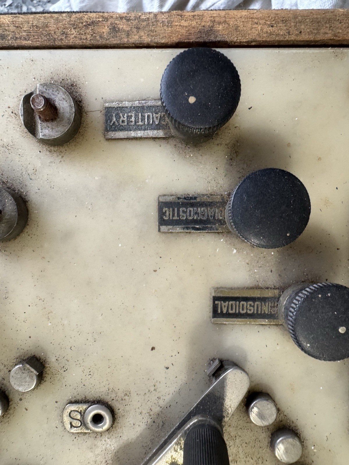 1910 ELECTRO SHOCK THEROPY MACHINE Aloe Co Antique Rare W/ Extra