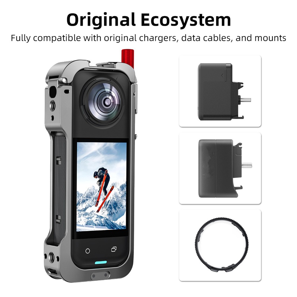 New Protective Frame Kit with Lens Cap For Insta360 X5 Camera Accessory
