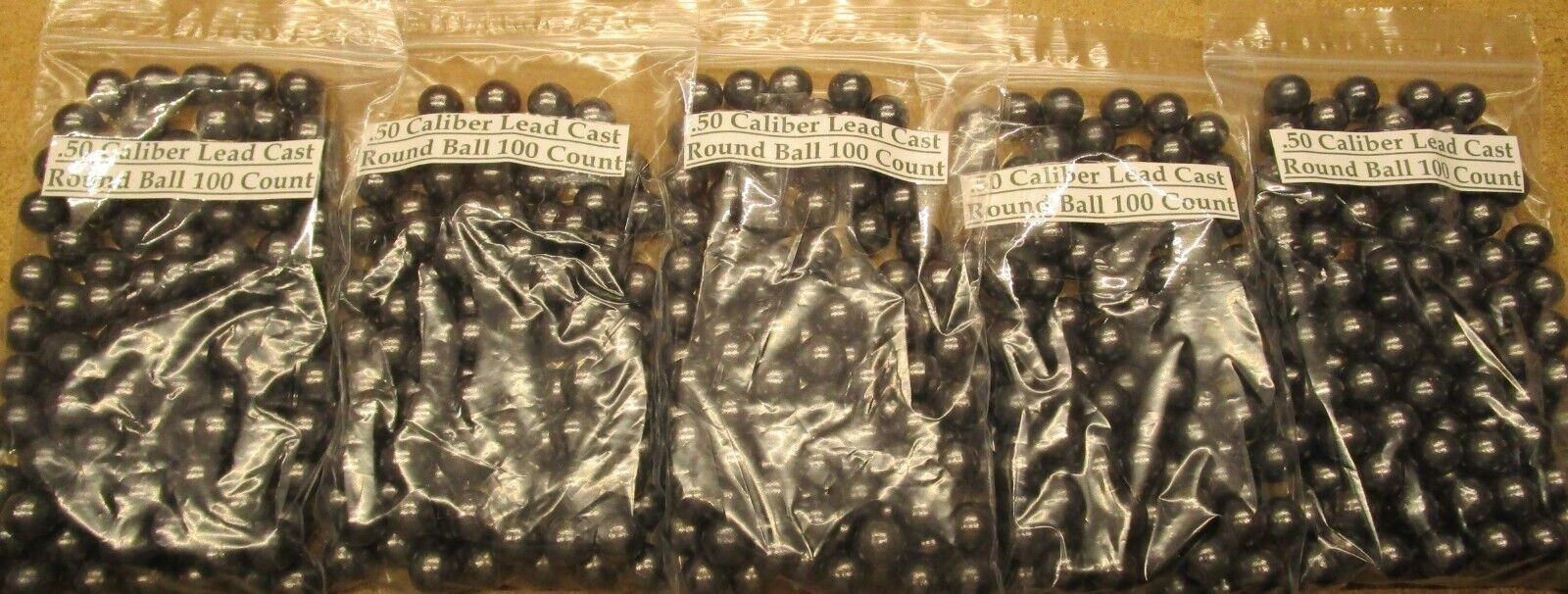 Cast Lead Round Balls .495 Diameter 178 Grains each 100 per order
