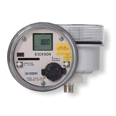 Dickson Pr325 Data Logger, Pressure Range 0 To 300 Psi