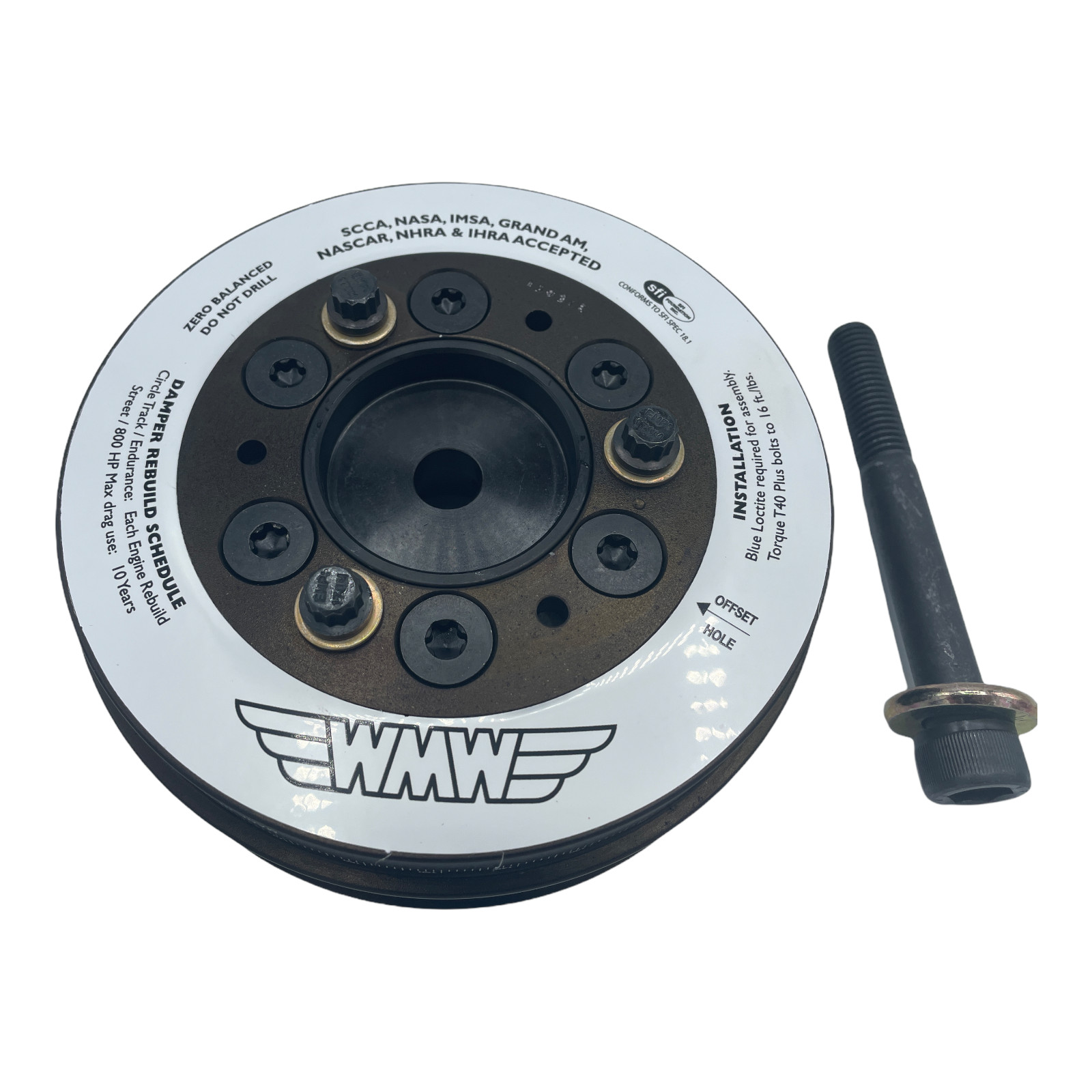 MINI Cooper S ATI Crank Pulley Harmonic Balancer Super Damper R52 R53 W11