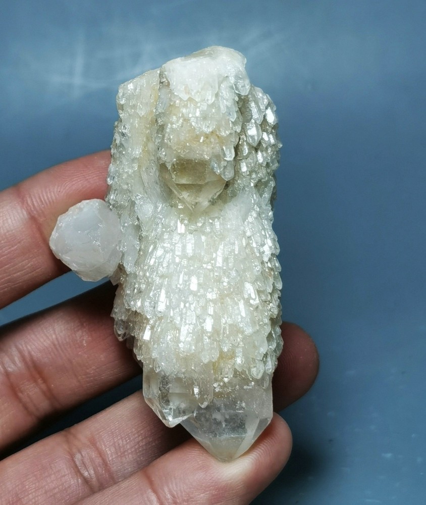 Rare Natural Himalayan Quartz Crystal Cluster Specimen