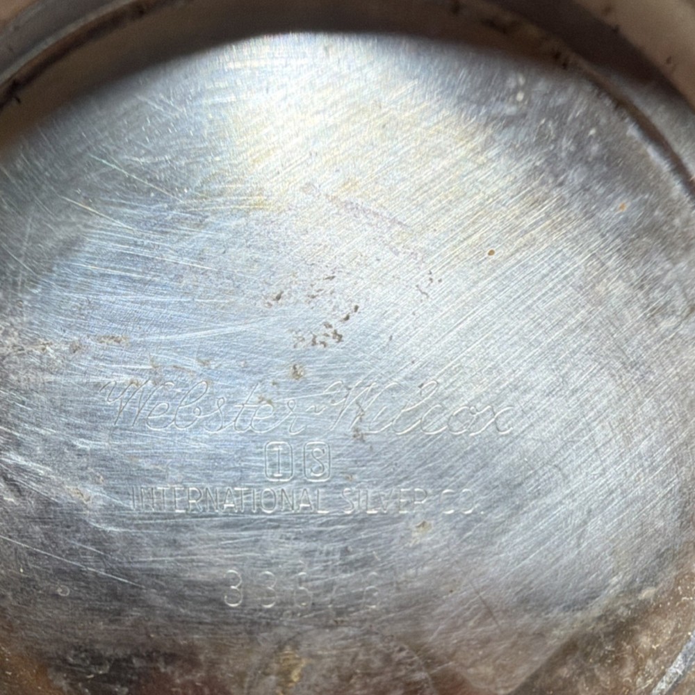 International Silver Company Silver Plated Bowl 6" Diameter 3.5" Height