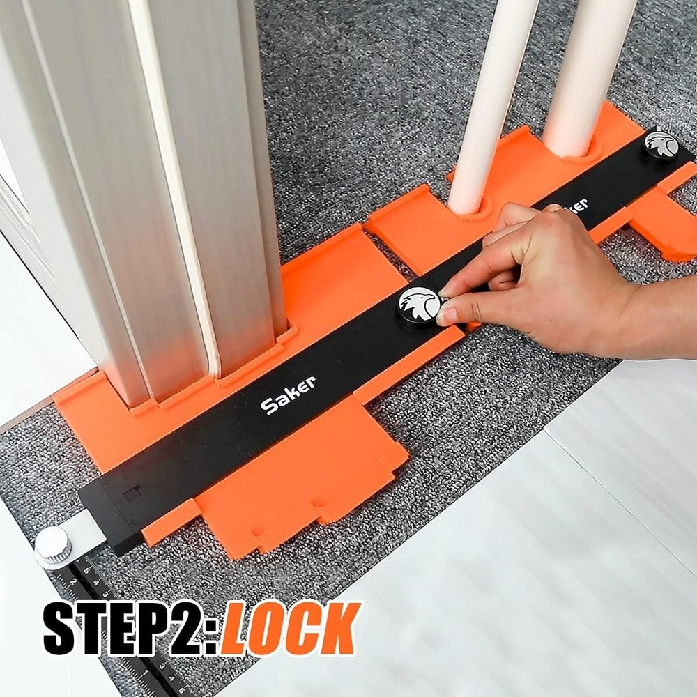 Adjustable Locking Contour Gauge for Irregular Shape Tracing and Duplicating