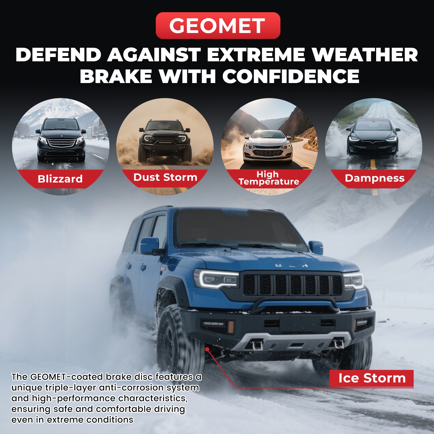 Front Rear Drilled Rotors Brake Pads for 2002 - 2005 Chevy Trailblazer GMC Envoy