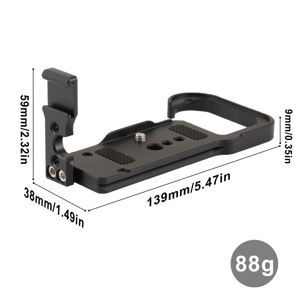 Camera Handle L-Shaped Quick Release Plate Mount for Sony FX2 Camera Protection