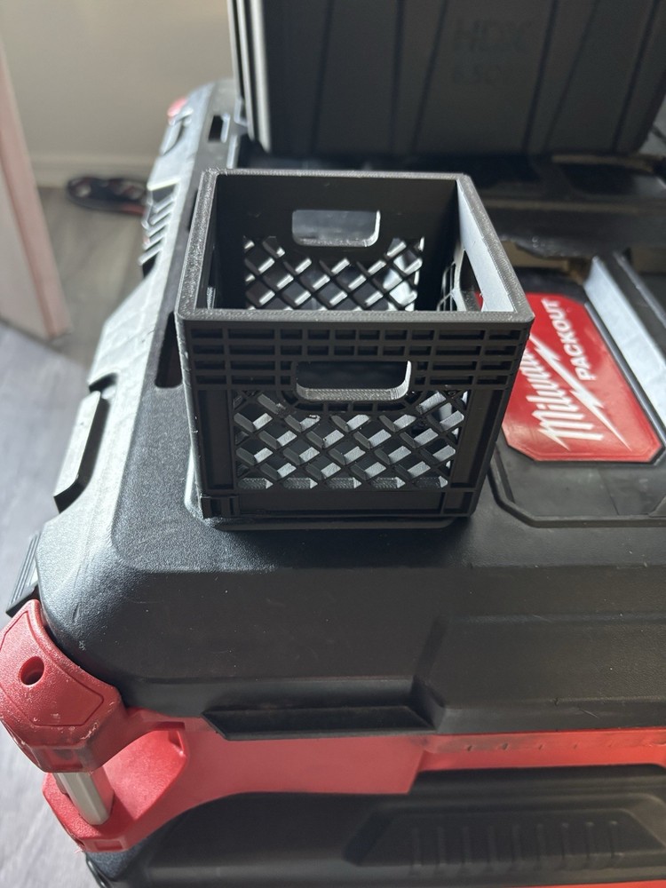 Milwaukee pack out Compatible Mini Milk Crate