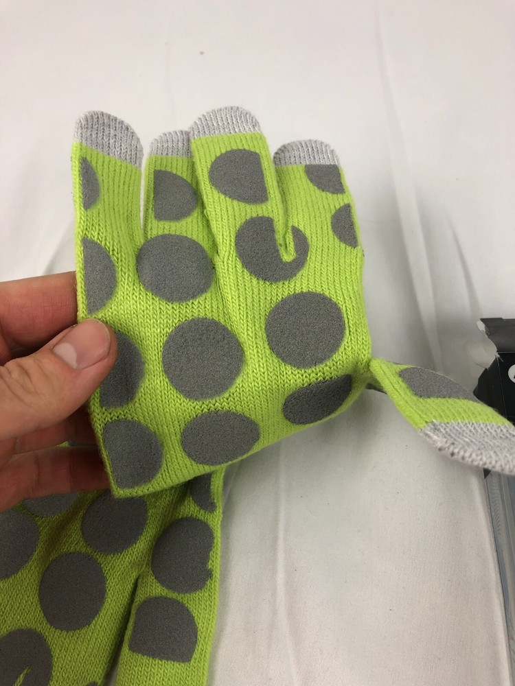 Cycle Aware Reflect+ Hi Vis Gloves Polka Dot Small/Medium