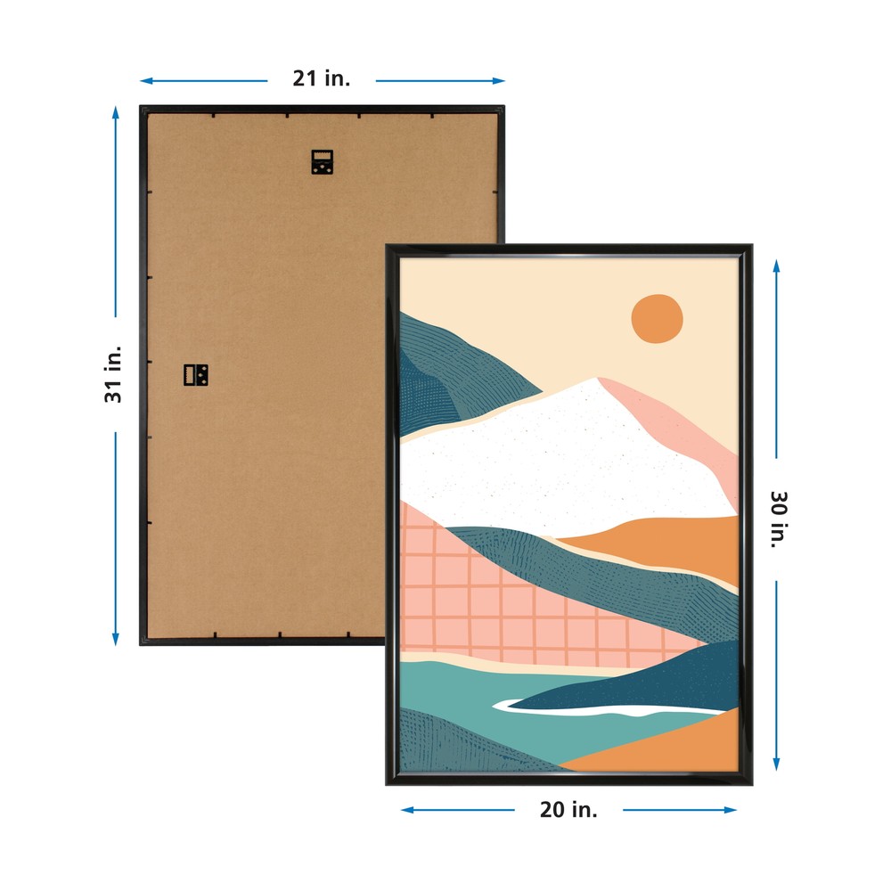 NEW 20x30 Rounded Black Poster Frame