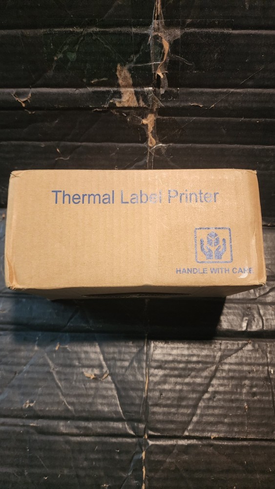 Thermal Label Printer Inkless Barcode Machine Black D100