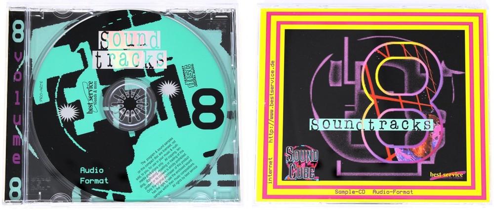 Best Service Sound Cube Audio Format Sample/Sound Library/Sampling 10 CD Box Set