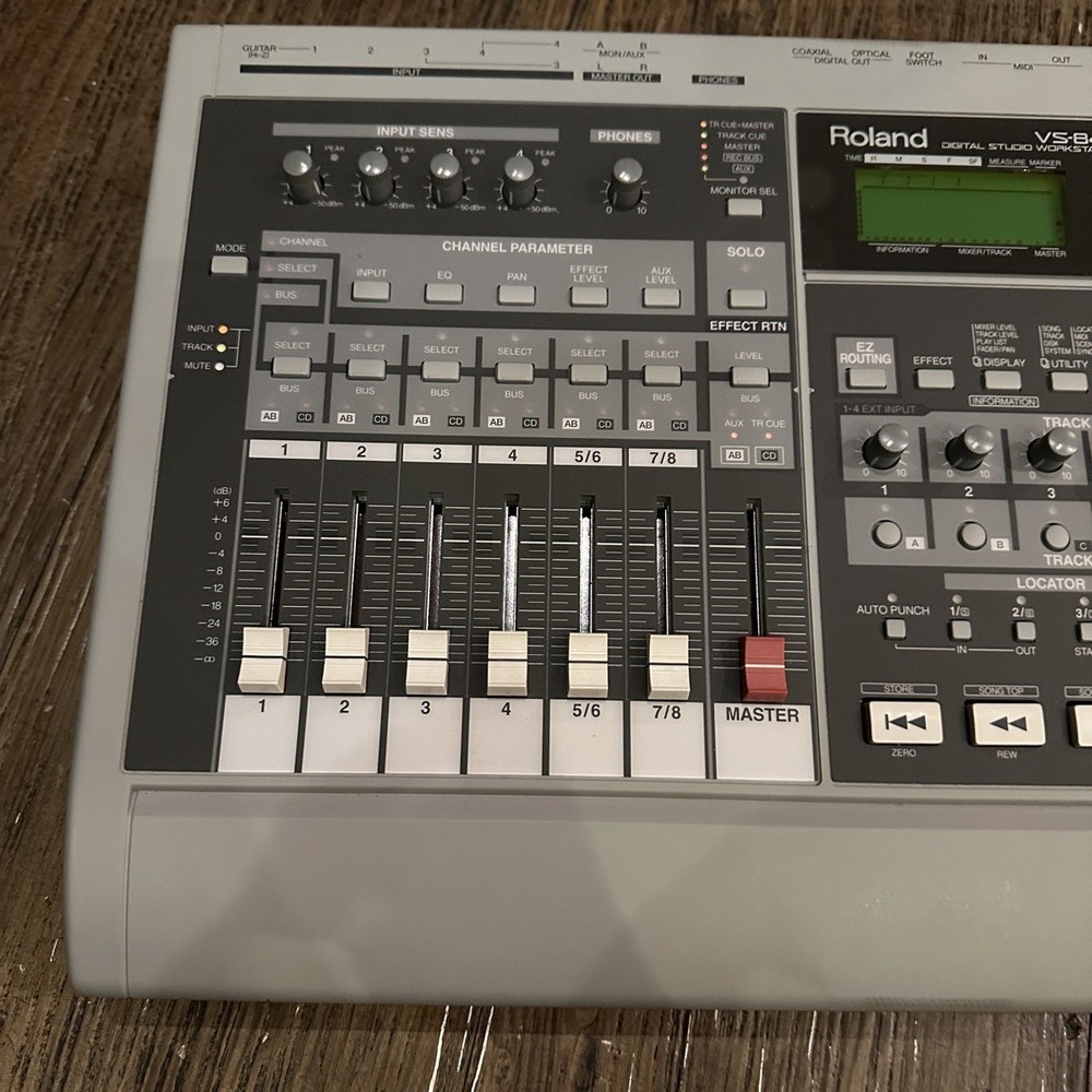 Roland VS-840 Digital Studio Workstation Sampler MTR Tested With Power Cable