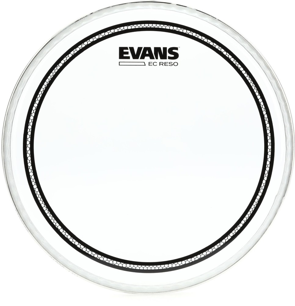 Evans EC2S Clear 8 Inch Drumhead with Value Bundle