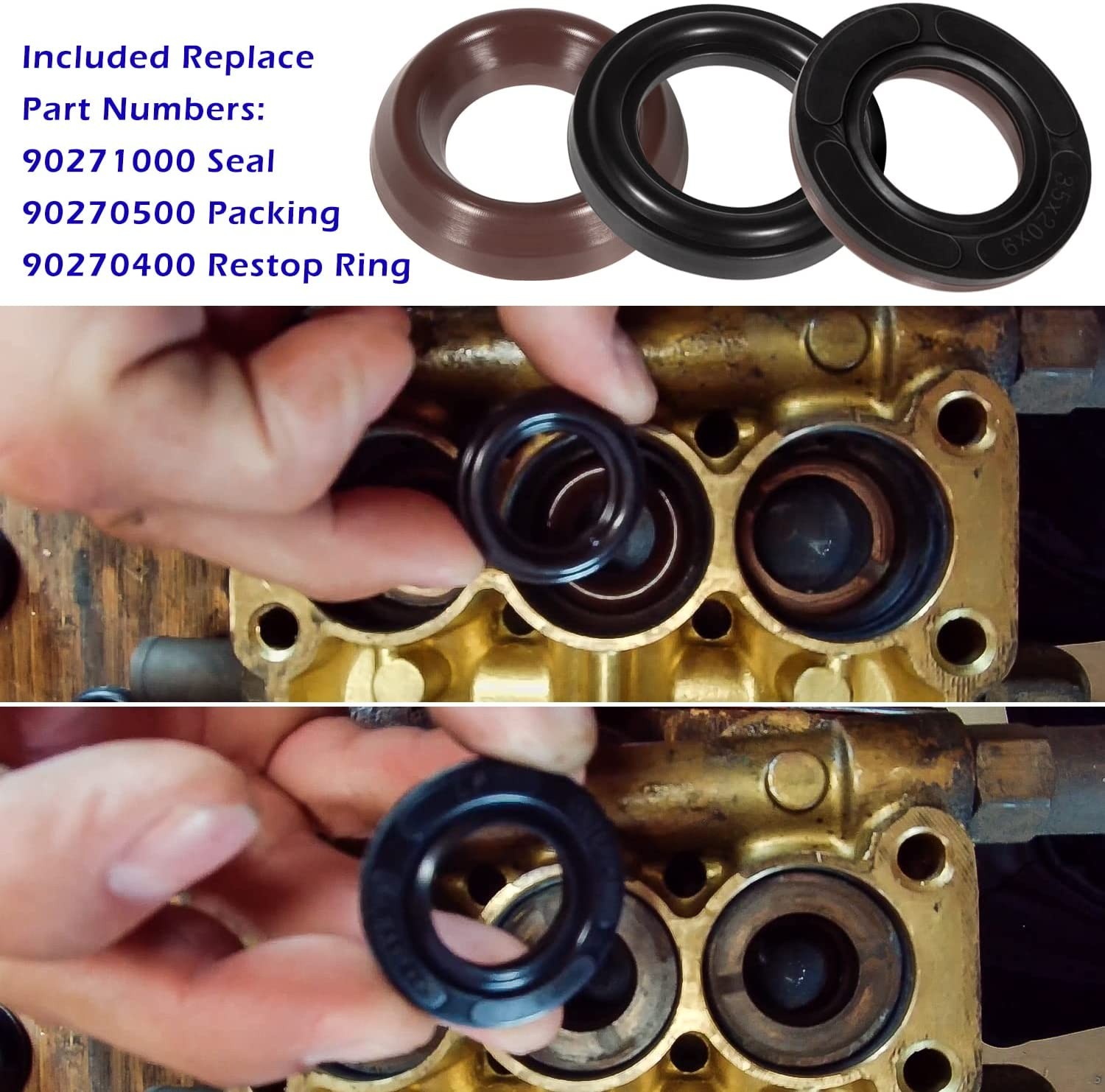 Kit 69 GP Interpump General Pump Packing Kit 20mm Repair Seal TS1511 TS2010