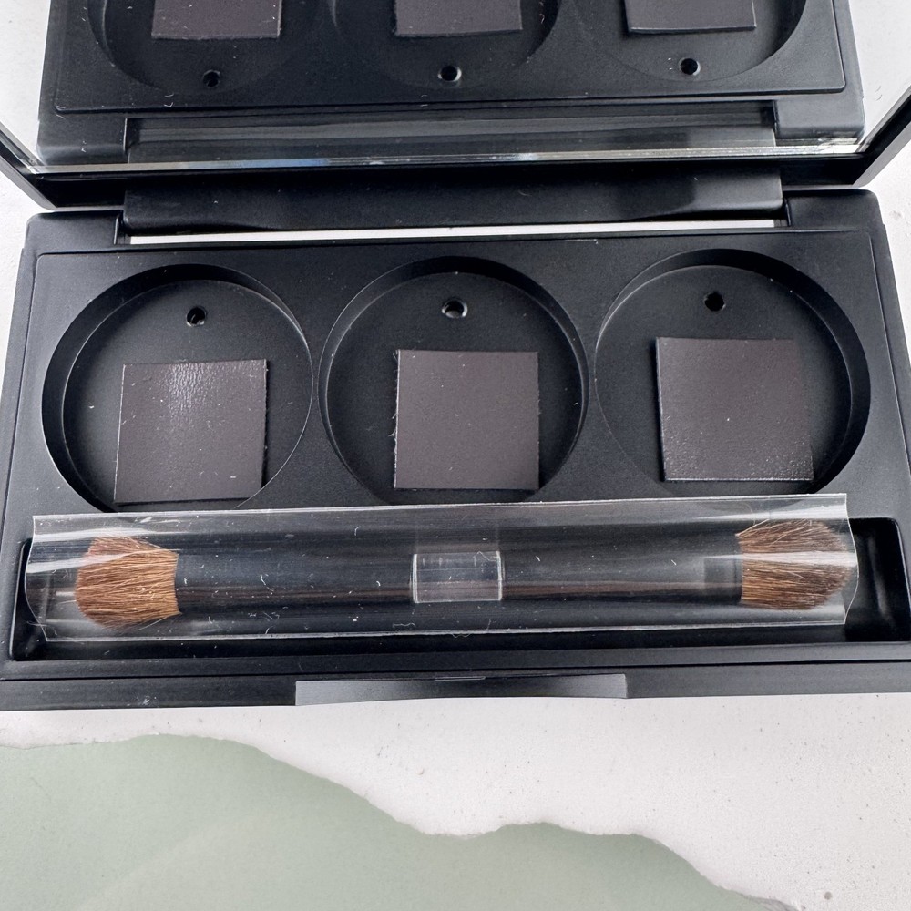 Mineral Eye Shadow Empty Mirror Compact Include a Dual End Brush