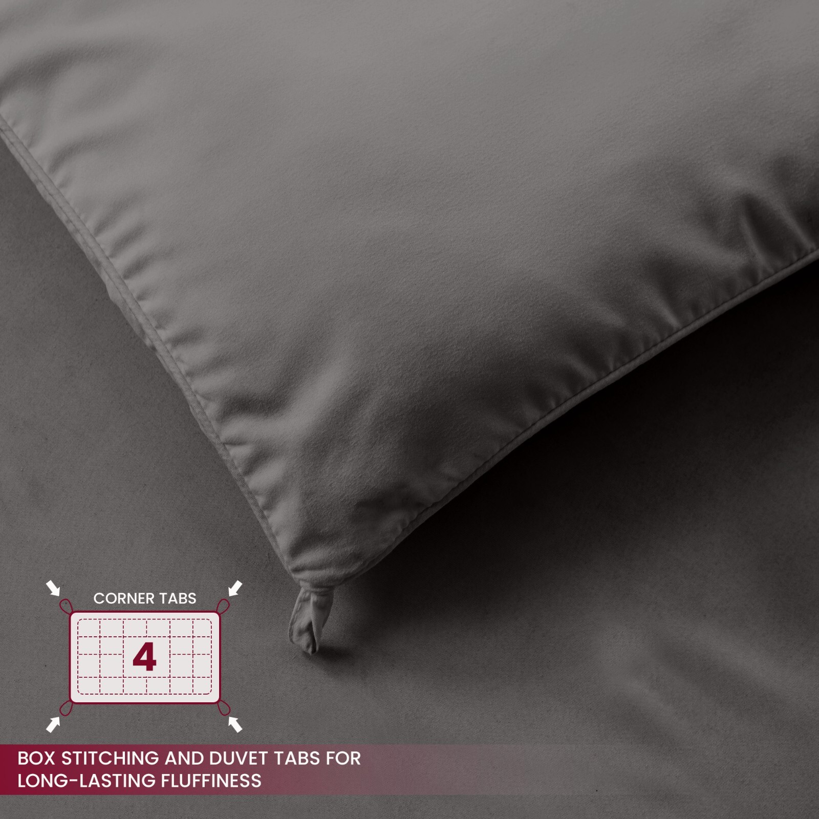 Ultra Soft Down Alternative Comforter Reversible Duvet Insert With Corner Tabs