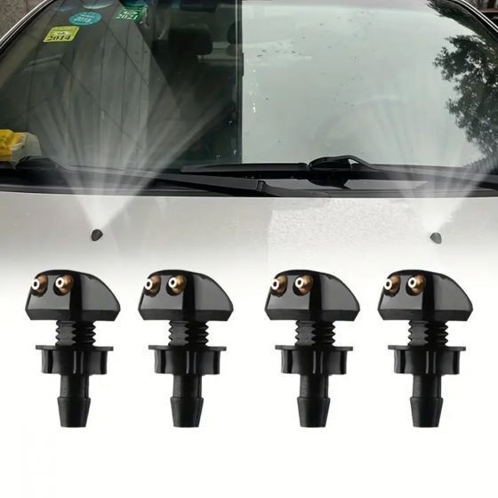 Car Wiper Nozzle 4 Pcs Adjustable Front Windshield Washer Nozzles for Windshield