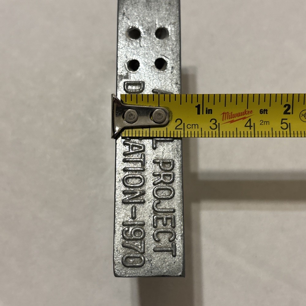 Mini Vtg Anvil Project Dedication - 1970 Blacksmith Saleman Sample/Advertising