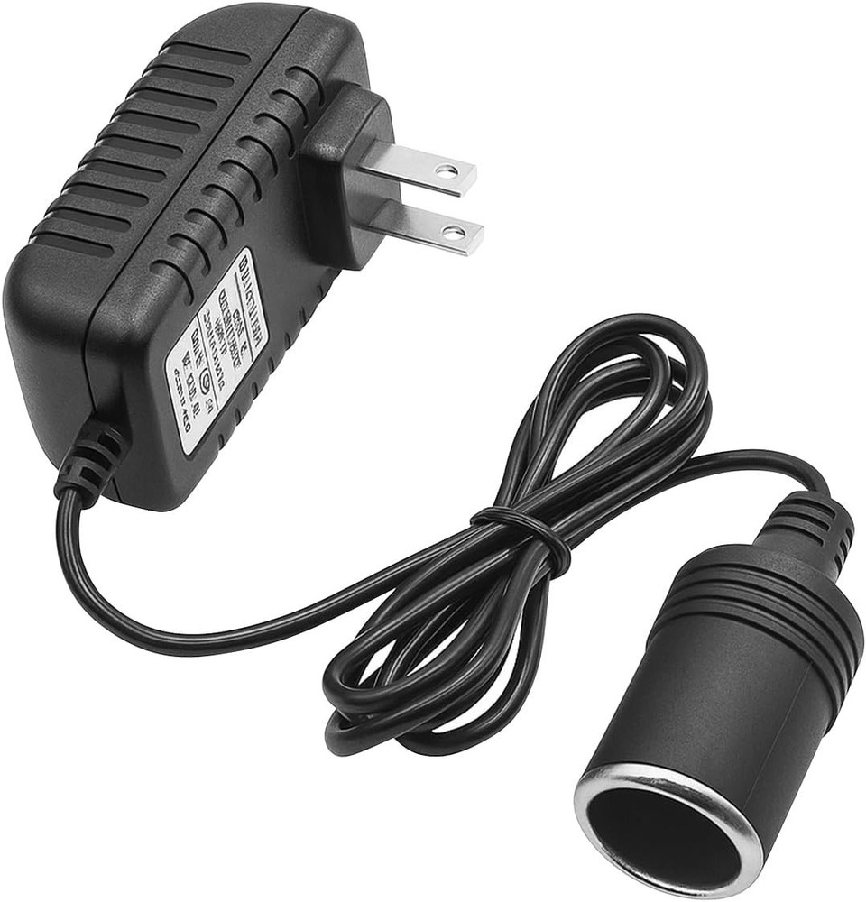 Compact 12V 2A AC/DC Adapter - Safe Conversion for Car Electronics & Appliances