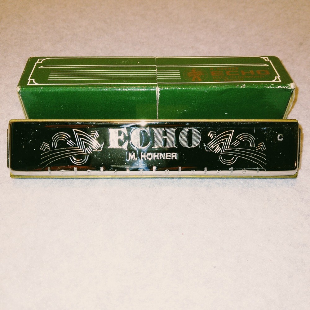 Vintage Harmonica M Hohner Echo Key C *Read*