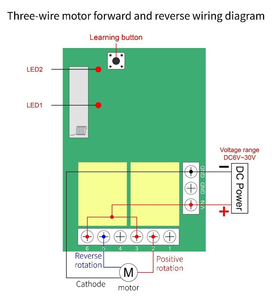 12V 24V 2CH 433Mhz Wireless RF Relay Remote Control Switch Receiver Module Set