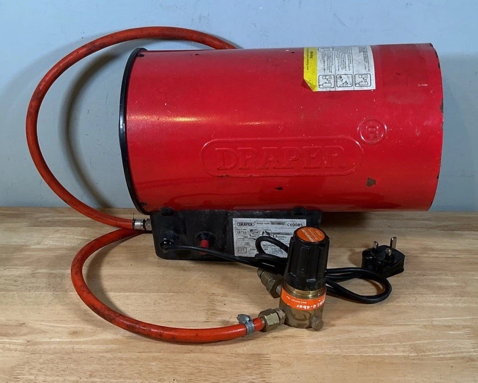 Draper PSH41 Propane / Butane Space Heater READ DESCRIPTION
