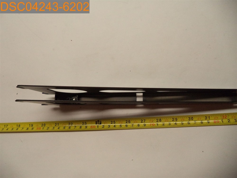 Qty=2: Black Mounting Shelf Brackets