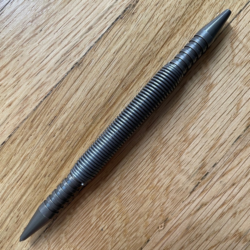 Center Punch - 2/32" (#2) Nail Set Hammerless Spring Tool Two Bit Snapper