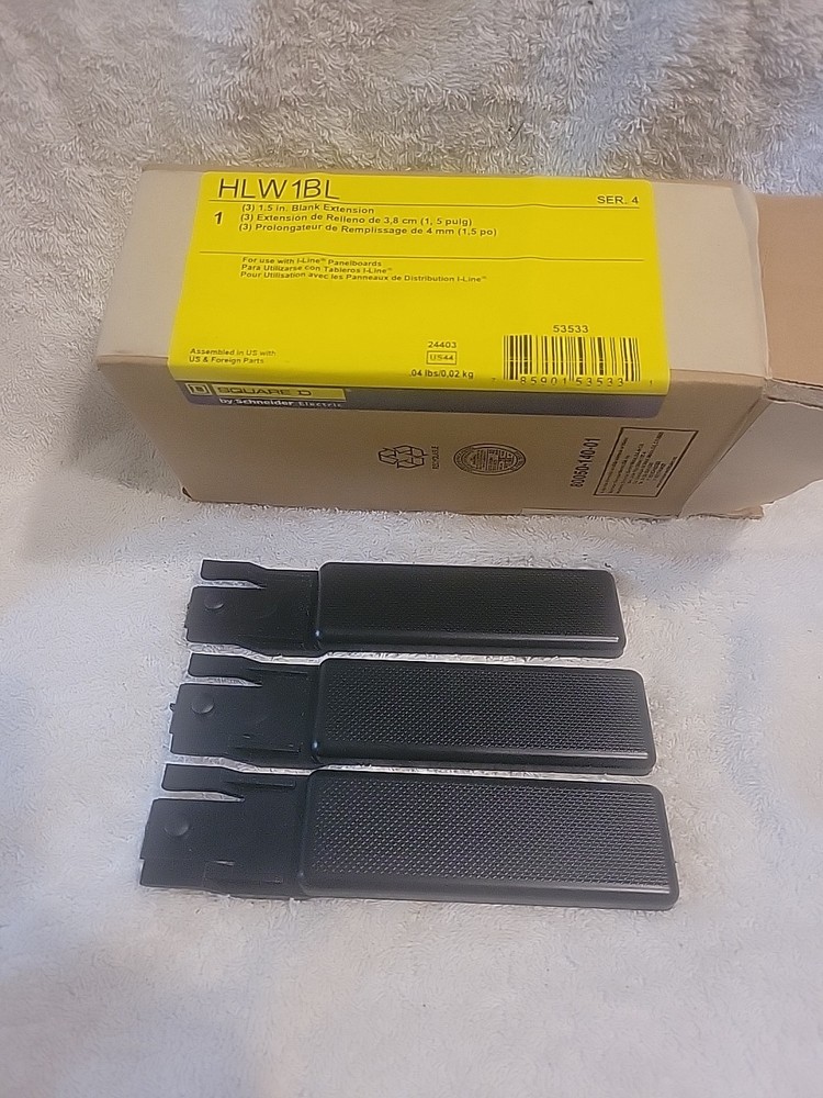 Square D HLW1BL, 1-1/2" Blank Extensions