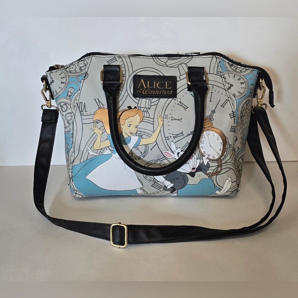 Rare Loungefly Alice in Wonderland Rabbit Hole Satchel