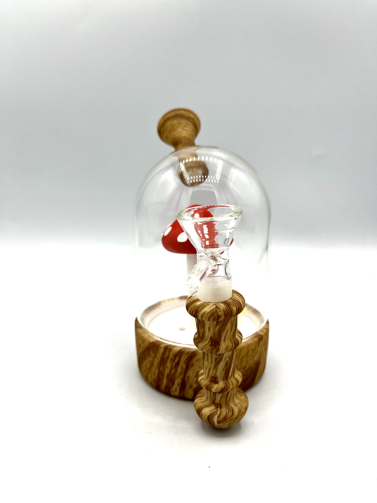 Glass Bong Waterwheel Hookah Smoking Water Pipe Bong bubbler + 14mm Bowl