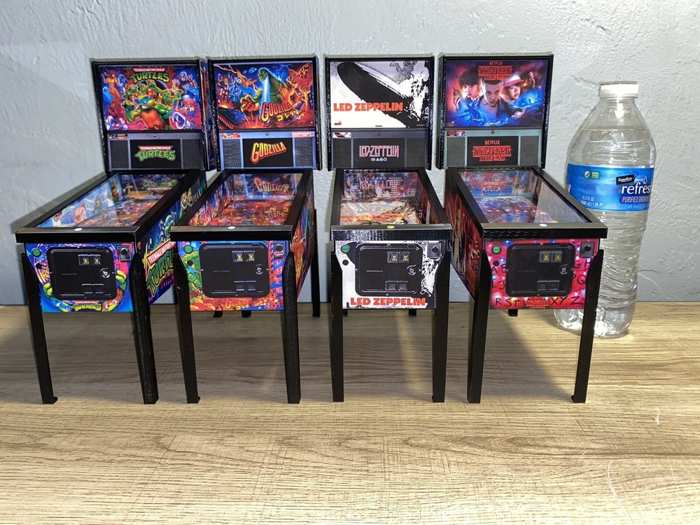 Large 1/8 Scale Replica “Stranger Things” Pinball Machine Scale Model Keepsake