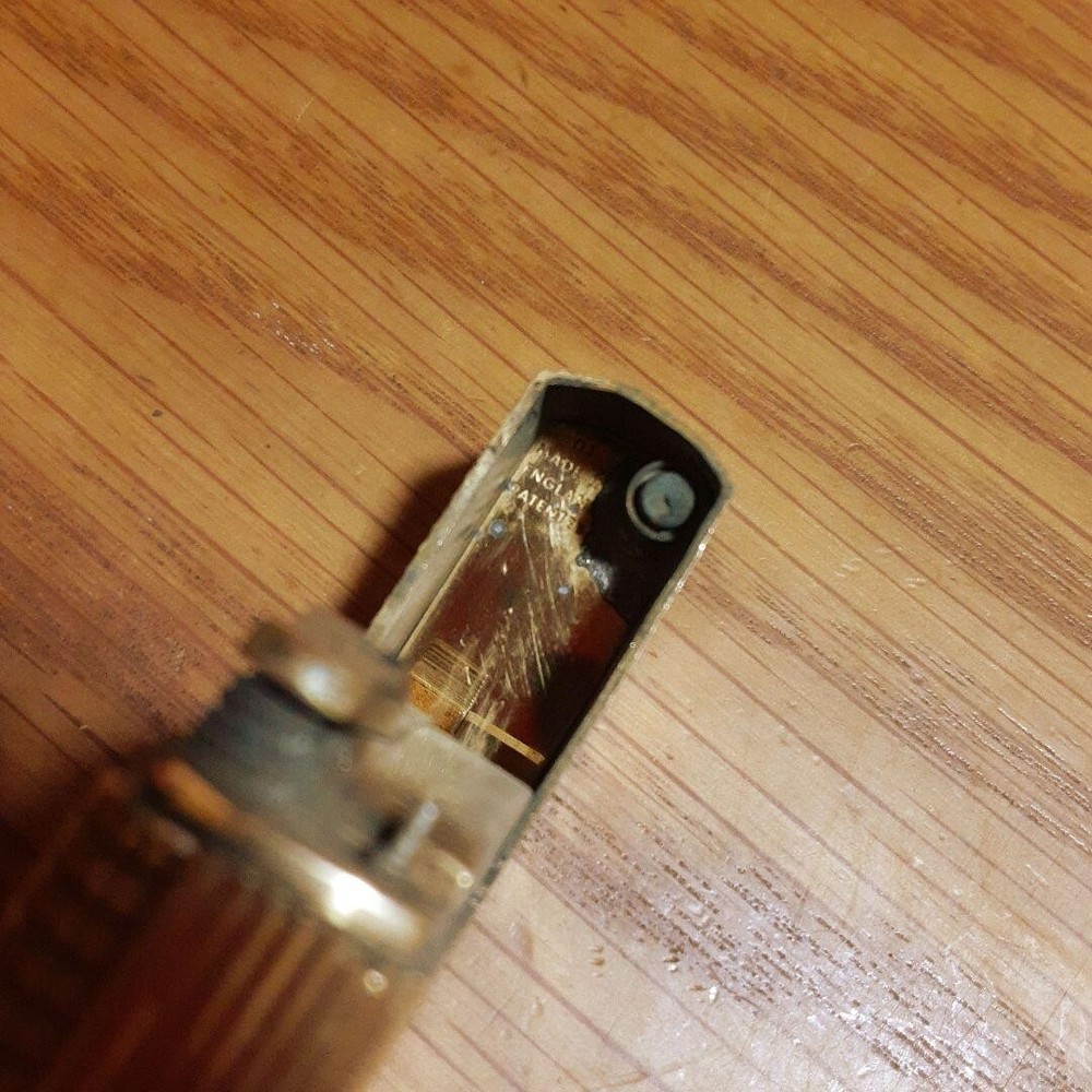 Working Dunhill 70 Rollagas lighter gold without box