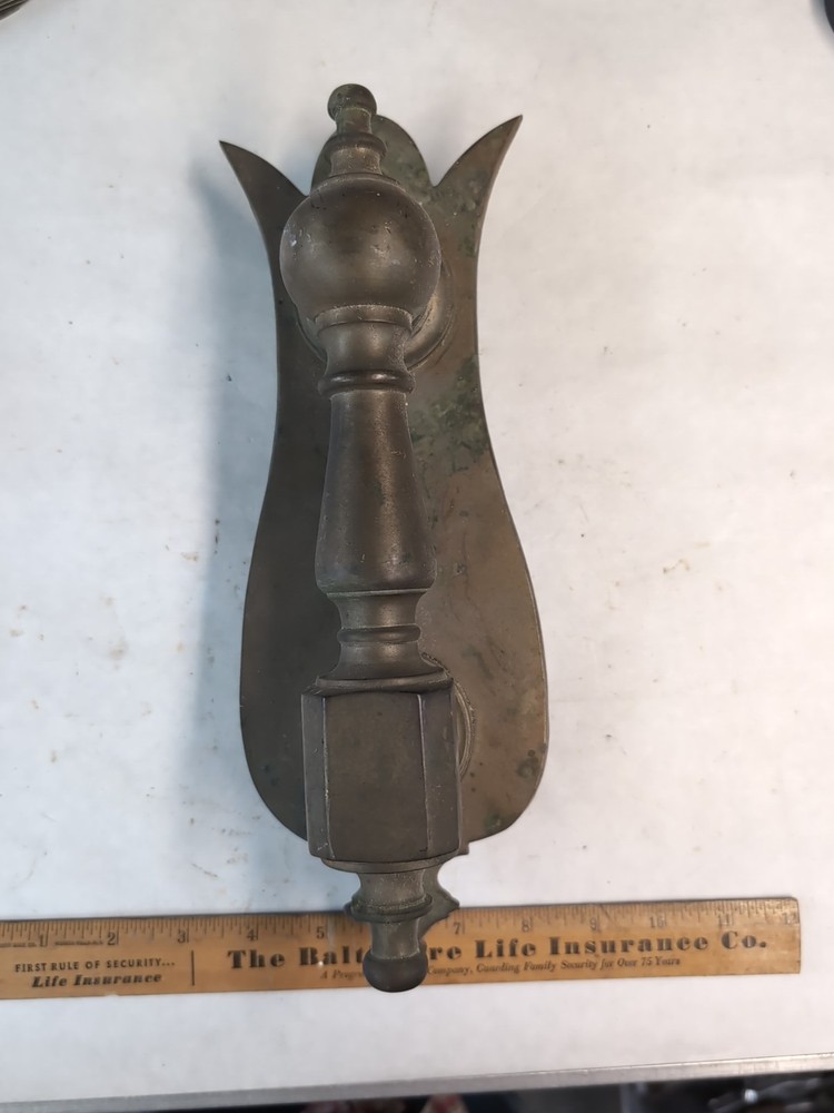 VINTAGE Solid Brass Door Knocker Heavy Duty