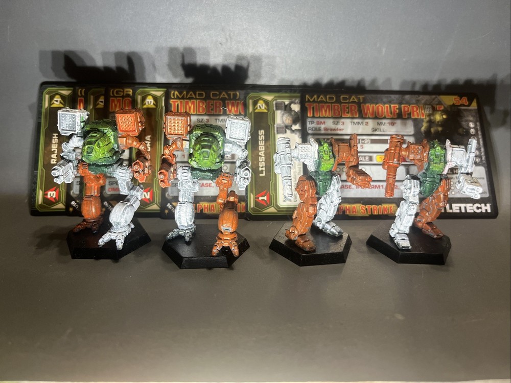 Battletech miniatures (painted)