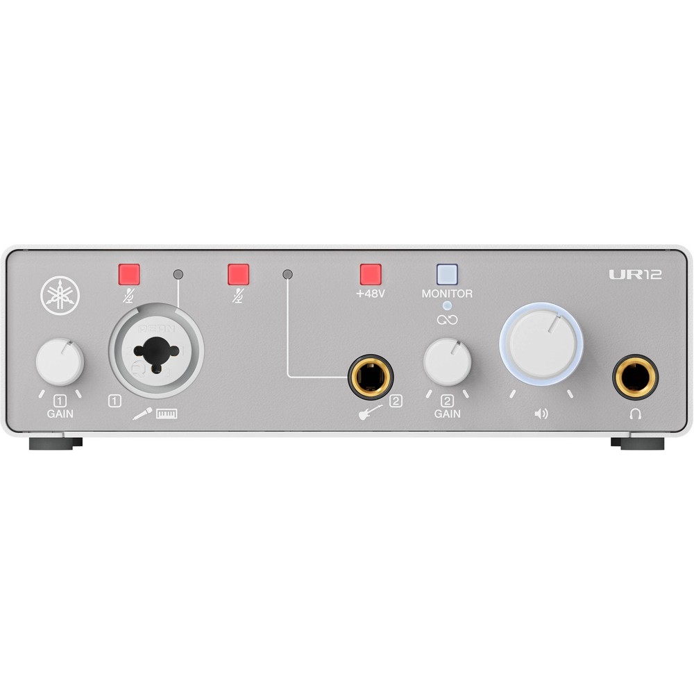 Yamaha UR12 MK3 2x2 USB-C Audio Interface, White