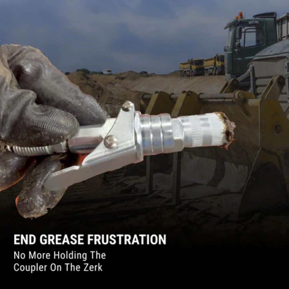 ZEELINE BY MILTON 12,000 PSI Locking Grease Coupler