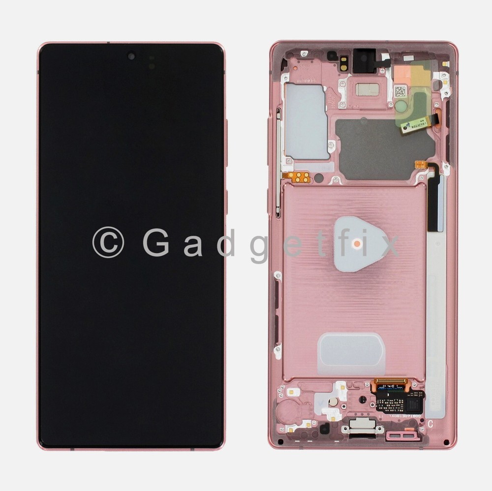 For Samsung Galaxy Note 20 OLED Display LCD Touch Screen Digitizer Frame Bronze