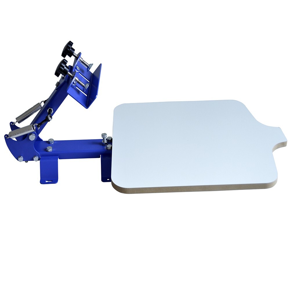 1 Color Screen Printing Press Silk Screen Printer Adjustable Height 22×18''