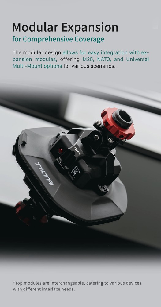 TILTA HDA-ESC Electronic Suction Cup 4.5" Multi-Functional ( Internal Batteries)
